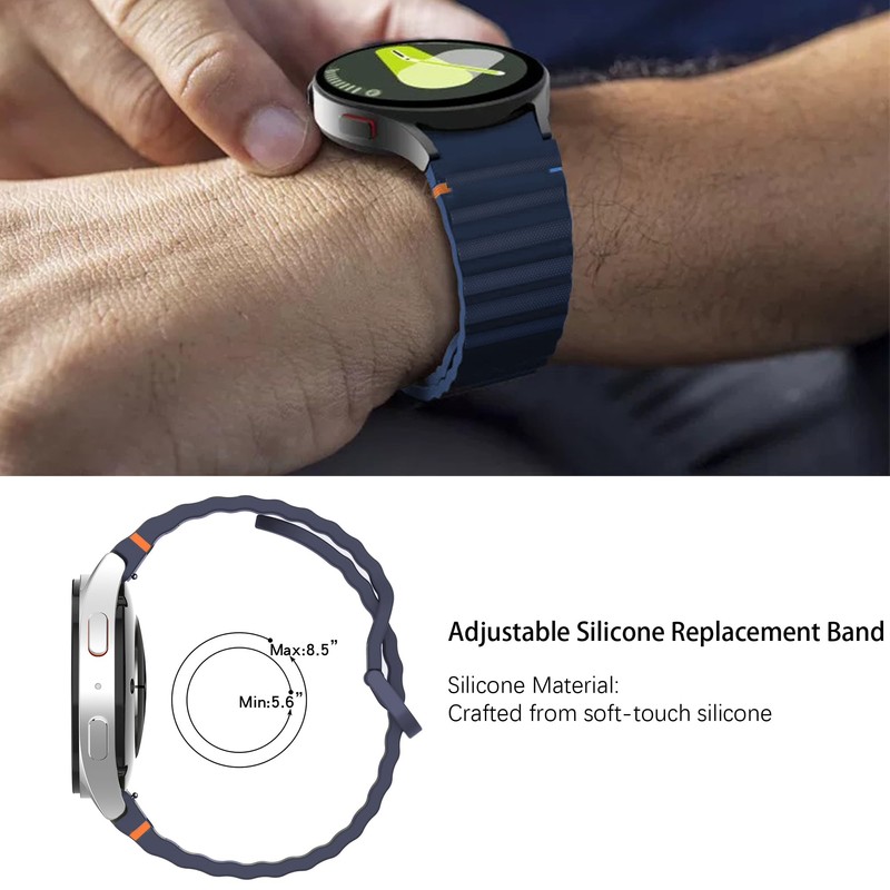 Lamshaw Compatible for Shock Clock 3 Bands, New Silicone Woven
