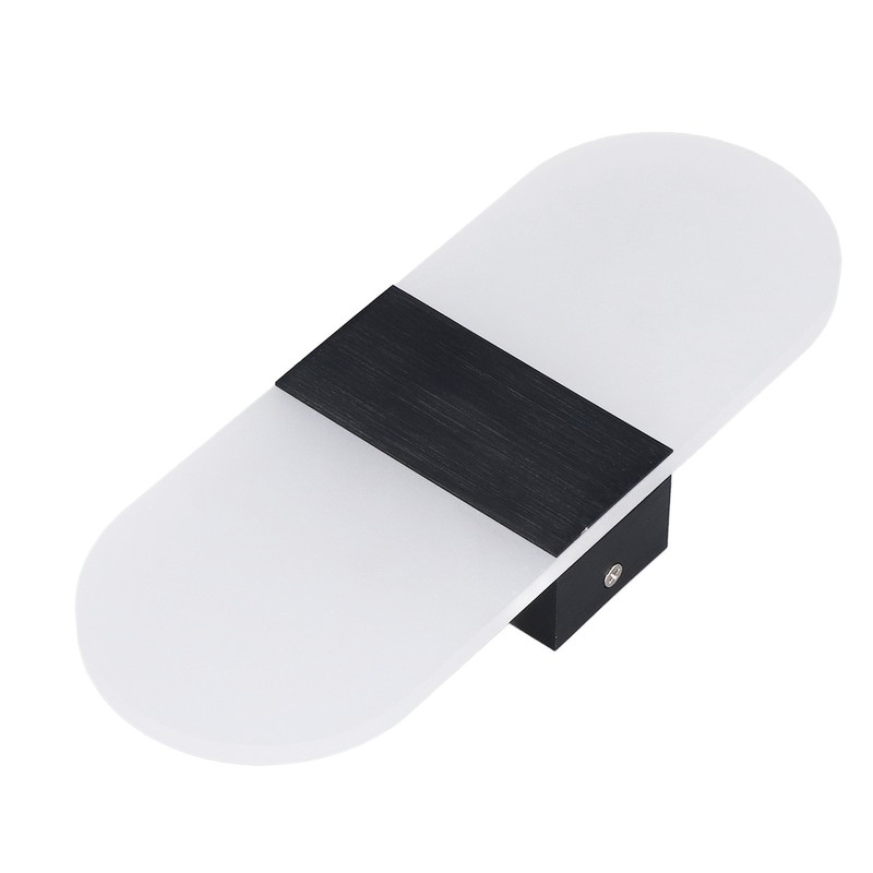 LED Wall Light Acrylic 360° Up Down 6W Warm Modern