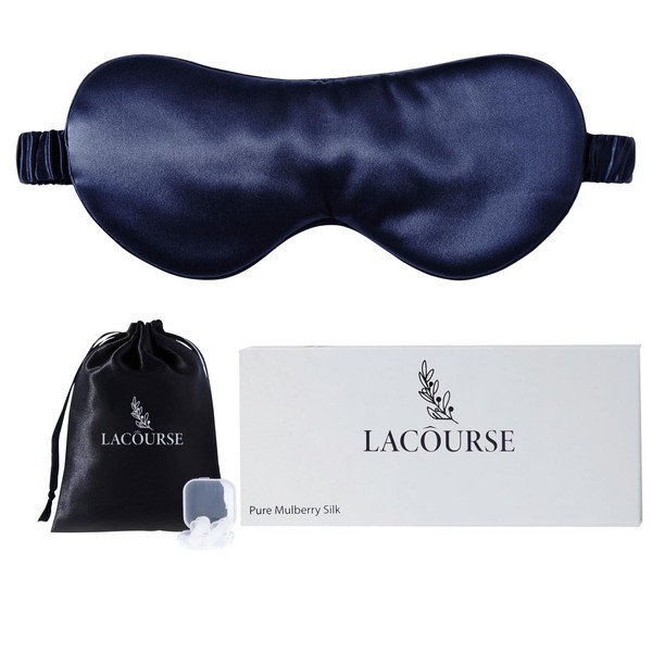 LaCourse 22 Momme Sleeping Mask Made of 100% Natural Mulberry