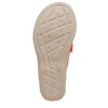 BZees Womens Smile Wedge Sandal Orange