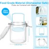 Furwarmy Glass Pickle Jar with Strainer, 25oz Pickle Container with