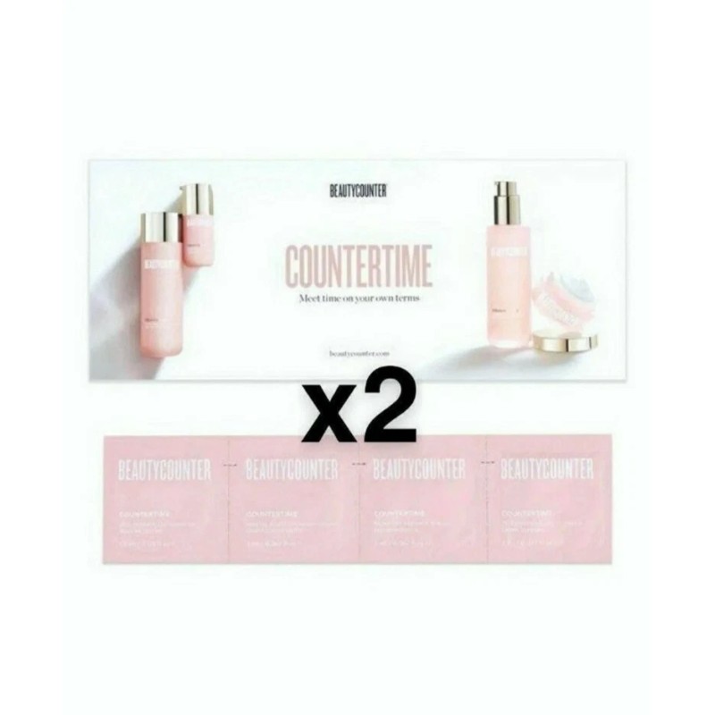 Beautycounter Set of TWO Beautycounter Countertime Samplers (Packaging May Vary)