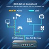 YuanLey 5 Port Gigabit PoE Switch with 4 Port PoE+,