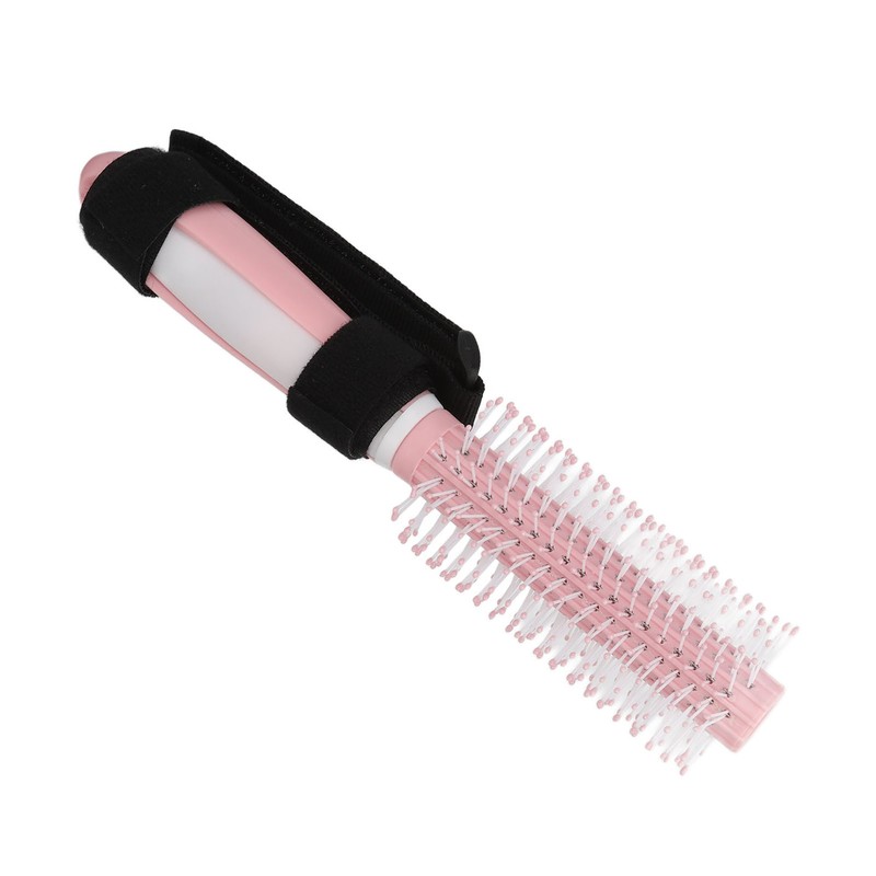 Handicapped Auxiliary Comb Portable Plastic Handle Comb Hair Brush for