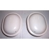 2pcs WHITE SPH-4B EARCUPS Flight Helmet Ear Cup Kit From