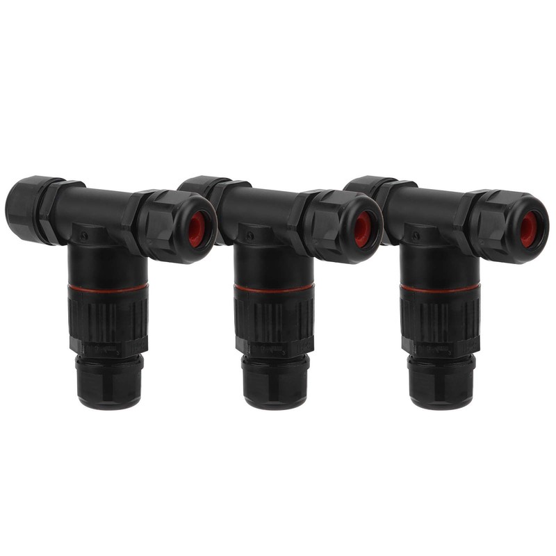 Uds Ip68 3 Vías en Forma de T Conector Ip68