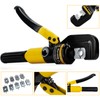 Bosimux 10 Tons Hydraulic Crimping Tool with Cable Cutter, 64PCS