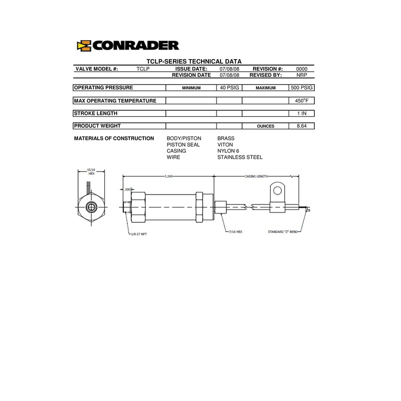 CONRADER Throttle Control Cable BULLWHIP for Gas AIR COMPRESSORS 8HP