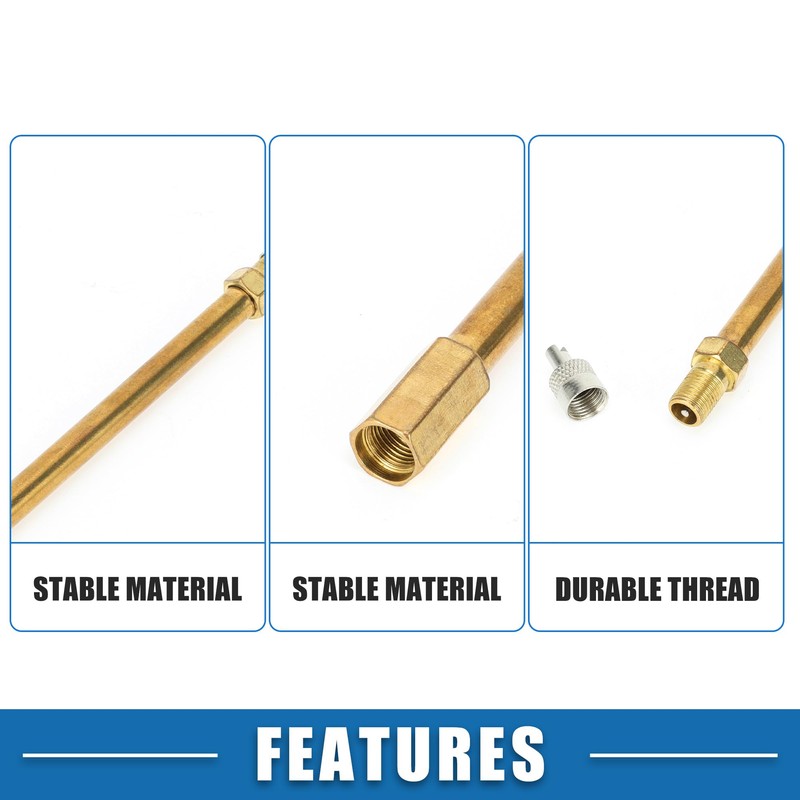 A ABSOPRO Tire Valve Stem Air Inflation Adaptor Durable 140mm