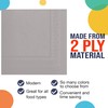 100 Pack Silver Paper Napkins Disposable, 2 Ply Party Napkins,