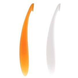 NIDHFG 2 Pieces Orange Peeler, Fruit Peeler, Creative Gadget, Manual Peeler, Kitchen Tools (Orange, White).