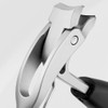 AIXXCUVQ Comfortable Grip Nail Clippers with Anti Slip Handle Built-in