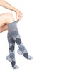 Rejuva Argyle 15-20 mmHg Knee High Compression Socks Men &