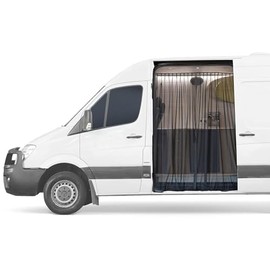 JUYEZODU Van Bug Screen Magnetic Screen Door for RV Sliding Door 71"x59" RV Screen Door Guard with Bug Proof Mesh, Magnetic Closure & Universal (for Side Door, 71'' x 59" (H x W))