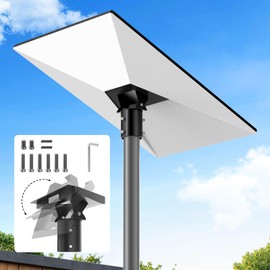 Bloazzup Starlink Gen 3 Pipe Adapter - Adjustable Angle Starlink Pole Mount Adapter Mounting Kit, Rustproof, Weatherproof, Compatible with Gen 3 V3 Starlink Standard Dish, Pipe Not Included