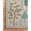 Loloi Rifle Paper Co Menagerie Cream 2'-6" x 7'-6" Runner