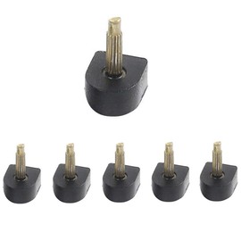 QIKEJI Heel Repair Heel Rubber Sole Repair Kit, Set of 3, U-Shaped, 4.3 x 4.3 inches (11 x 11 cm), Metal Fittings Thickness 0.1 inches (3 mm), Nail for Shoe Repair, For High Heels, For Women Heels,