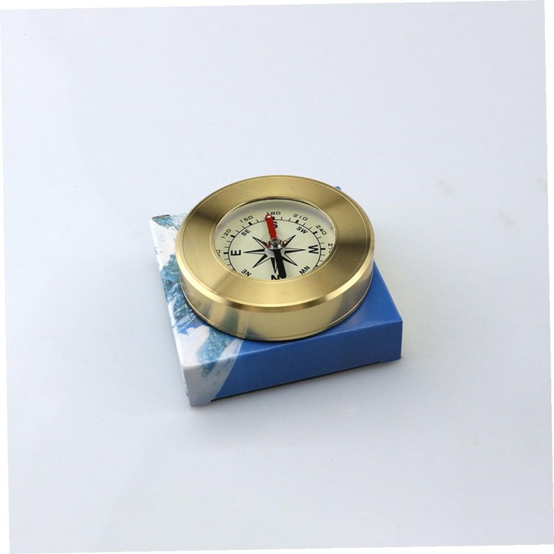 BESTOYARD Brass Hiking Compass Waterproof Pocket Style for Navigation with