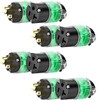 EPLESFTON 4 Set 20A 125V Extension Cord Ends Replacement, Lighted