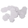 POFET 500pcs Hexagon English PAPER PIECING Quilting Templates Craft -