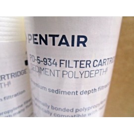 PENTAIR 2X PENTAIR PD-5-934 5 MICRON SEDIMENT POLYDEPTH POLYPROPYLENE FILTER CARTRIDGE