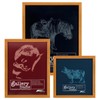 Ambiance Gallery Wood 1.5" Deep Picture Frames - 12x16" Antique