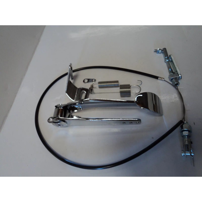 Hot Rod Parts Supply Chrome Spoon Gas Pedal / 24"