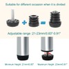 uxcell Leveling Feet 1" 25mm OD Round Insert Furniture Adjustable