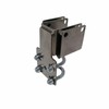 Pxoerzy Chain Link Strong Arm Double Gate Latch for 1-3/8"-