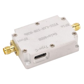 RF Amplifier Low Noise Amplifier Module, 40DB Gain 10M To 6GHz Precise Transmission LNA RF Power Preamplifier for FM Radio