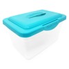 Plastic Storage Box Lightweight Robust Stackable Storage Boxes with Lid,