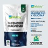 Wellthy Glicinato de Magnesio 220 Cápsulas 432mg. 100% Natural, Cápsulas