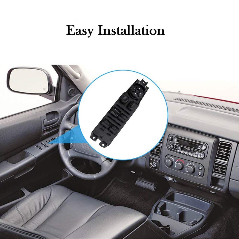 LCWRGS Master Power Window Switch Fits for 2002-2010 Dodge Ram