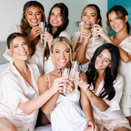 starfa lab 50 Pcs Bows Wine Glass Charms Drink Tags,Acrylic Coquette Bow Drink Toppers for Cocktails,Wine Charms for Stem Glasses,Drink Markers for Champagne Wedding Dinner Party Favor (Black)