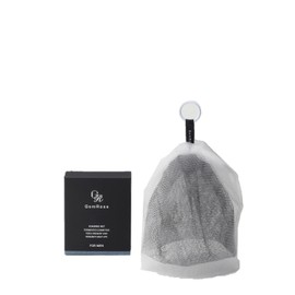 GemRose Foaming Net, Facial Cleansing Net, Made in Japan, Large Size, High Quality, Pore Care, Includes Hooks, Soft, Dense Foam, Soap, Foaming Facial Cleansing, Gift Present, GemRose