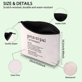 Principal Gift School Principal Definition Makeup Bag Principal Appreciation Gifts Assistant Principal Cosmetic Bag Graduation Gift (Principal Noun ca)