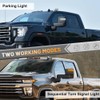 NJSBYL For Sierra & Silverado Amber LED Side Mirror Turn