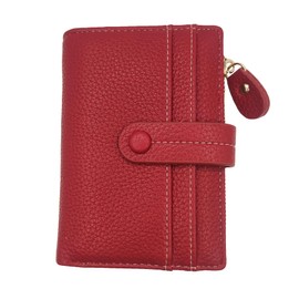 SUVERCH PU Leather Bifold Small Wallets Woman, RFID Blocking Ladies Slim Thin Compact Credit Card Women Wallet With ID Window