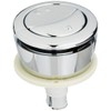 Wirquin 19008001 Jollyflush Dual Flush Chrome Toilet Push Button -
