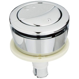 Wirquin 19008001 Jollyflush Dual Flush Chrome Toilet Push Button - Multi-Colour