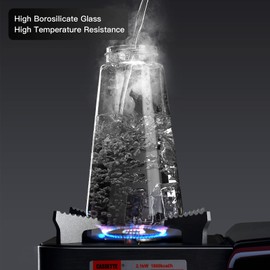 CCKO Glass Olive Oil Dispenser Bottle with Auto Flip Spout 19oz Olive Oil Bottle for Kitchen, No Drip Cooking Oil Dispenser for Soy Sauce, Syrup, Vinegar, Salad Dressing Container (Black)