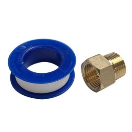 Service three-way nipple 19mm (tape included) nipple nipple brass