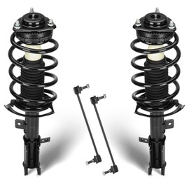 Front Struts Assembly Fit for Chrysler 200 2011-2014, for Sebring Sedan 2007-2010, for Dodge Avenger 2008-2014, Shock Absorber & Sway Bars End Links Replace for 271130 K750385