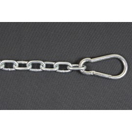 Bushwhacker Chew Proof Truck Bed Dog Tether Chain for SUV and UTV – Heavy-Duty Pet Leash Harness Vehicle Restraint Cable with Tie Down Out for Safe and Secure Pet Transportation