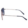 Karl Lagerfeld Unisex Sunglasses, 718 Matte Amber Gold