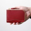 Porco Rosso L-Shaped Zip Wallet [sokunou], red