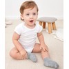 ZAPLES Baby Non Slip Grip Ankle Socks with Anti Skid