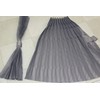 Dark Grey Pleated Truck Curtain Side Curtains 100cm W x