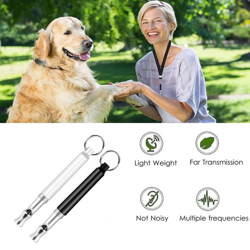 Weenwill Dog Training Whistle,2 Pcs Dog Whistles for Recall Ultrasonic