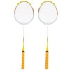 1 Pair Badminton Racket Set Lightweight Training Racquets With Bag
